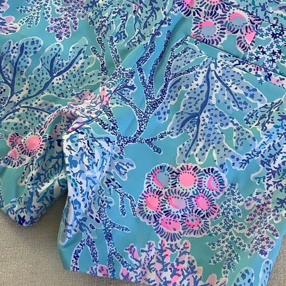 NWT Lilly Pulitzer Callahan Shorts Blue Ibiza Now You Sea Me - Picture 4 of 5